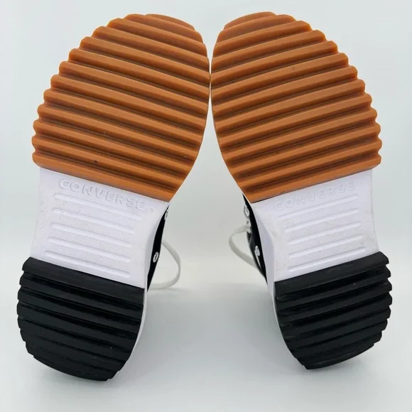 Converse Run Star Hike Canvas Platform Lugged High Top Sneakers Black W 7.5 M 6 - Picture 8 of 15